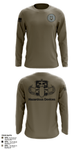 Raleigh Police Bomb Squad 92795368 Long Sleeve Performance Shirt - 6