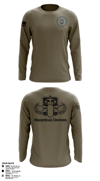 Long Sleeve Performance Shirt, Raleigh Police Bomb Squad, Police, Teamtime, Team time, sublimation, custom sports apparel, team uniforms, spirit wear, spiritwear, sports uniforms, custom shirts, team store, custom team store, fundraiser sports, apparel fundraiser