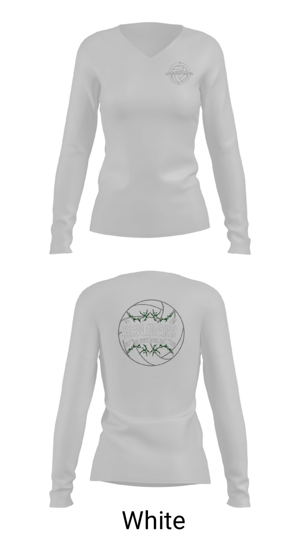 Women's Long Sleeve Vneck Shirt, Alisal High School, Men's Volleyball, Teamtime, Team time, sublimation, custom sports apparel, team uniforms, spirit wear, spiritwear, sports uniforms, custom shirts, team store, custom team store, fundraiser sports, apparel fundraiser