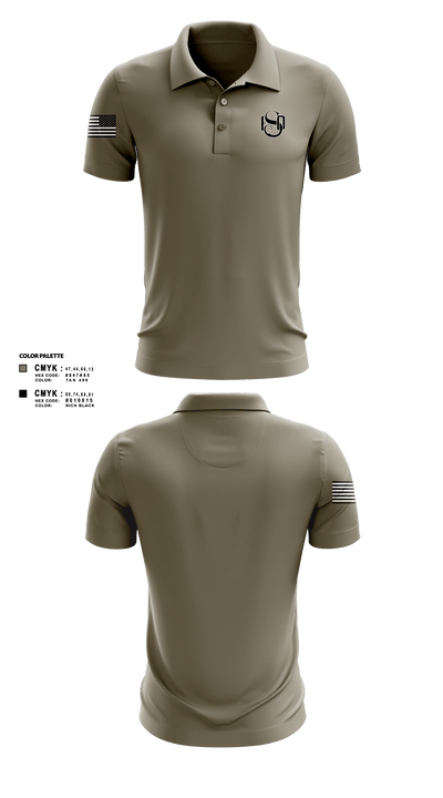 E72 8676839 Short Sleeve Performance Polo - 2