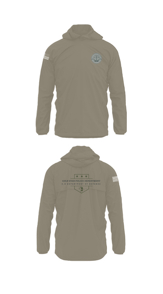 Windbreaker, GOLD STAR POLICE DEPARTMENT, , Teamtime, Team time, sublimation, custom sports apparel, team uniforms, spirit wear, spiritwear, sports uniforms, custom shirts, team store, custom team store, fundraiser sports, apparel fundraiser
