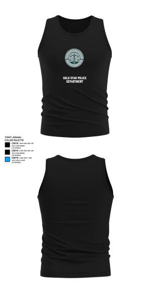 Tank Top, GOLD STAR POLICE DEPARTMENT, , Teamtime, Team time, sublimation, custom sports apparel, team uniforms, spirit wear, spiritwear, sports uniforms, custom shirts, team store, custom team store, fundraiser sports, apparel fundraiser