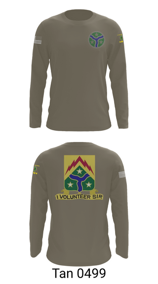 Long Sleeve Performance Shirt, 278th Armored Cavalry, Army, Teamtime, Team time, sublimation, custom sports apparel, team uniforms, spirit wear, spiritwear, sports uniforms, custom shirts, team store, custom team store, fundraiser sports, apparel fundraiser