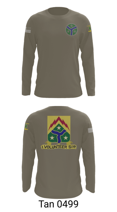 278th Armored Cavalry 65599627 Long Sleeve Performance Shirt 66