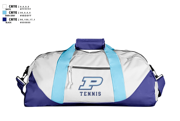 Duffle Bag, Miami Palmetto Senior High School Tennis, Tennis, Teamtime, Team time, sublimation, custom sports apparel, team uniforms, spirit wear, spiritwear, sports uniforms, custom shirts, team store, custom team store, fundraiser sports, apparel fundraiser