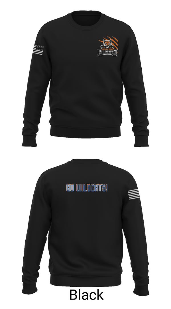 Crew Neck Sweatshirt, Smokey Road Middle School Basketball, Women's Basketball, Teamtime, Team time, sublimation, custom sports apparel, team uniforms, spirit wear, spiritwear, sports uniforms, custom shirts, team store, custom team store, fundraiser sports, apparel fundraiser