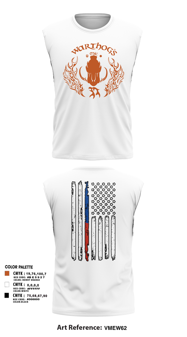 Sleeveless Performance Shirt, Warthogs, other, Teamtime, Team time, sublimation, custom sports apparel, team uniforms, spirit wear, spiritwear, sports uniforms, custom shirts, team store, custom team store, fundraiser sports, apparel fundraiser