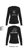 Greenon Knights 17208491 Women's Long Sleeve V-neck Shirt - 34