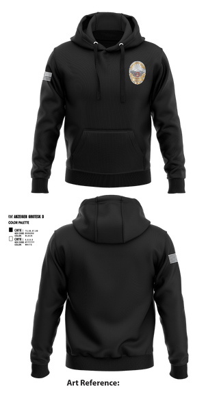 Hoodie, Monument Police Department, Police, Teamtime, Team time, sublimation, custom sports apparel, team uniforms, spirit wear, spiritwear, sports uniforms, custom shirts, team store, custom team store, fundraiser sports, apparel fundraiser