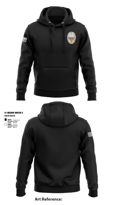 Monument Police Department 10917118 Hoodie - 4