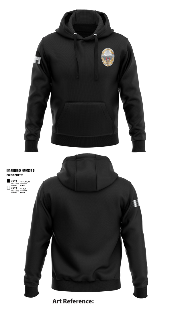 Hoodie, Monument Police Department, Police, Teamtime, Team time, sublimation, custom sports apparel, team uniforms, spirit wear, spiritwear, sports uniforms, custom shirts, team store, custom team store, fundraiser sports, apparel fundraiser