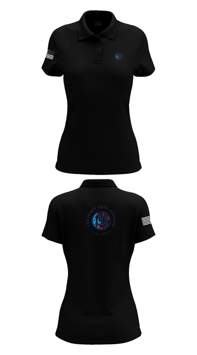 The Moss Tree Service 86074742 Women's Short Sleeve Performance Polo  - 36