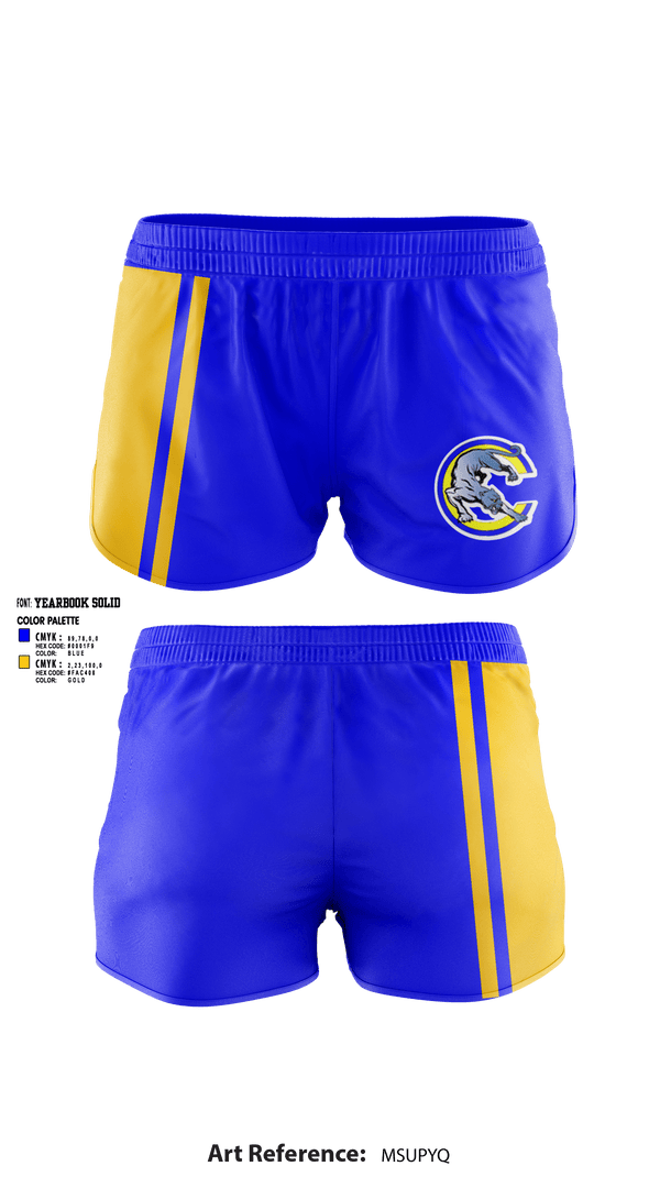 Womens Shorts, Crisp County High School Cheer, Cheer, Teamtime, Team time, sublimation, custom sports apparel, team uniforms, spirit wear, spiritwear, sports uniforms, custom shirts, team store, custom team store, fundraiser sports, apparel fundraiser