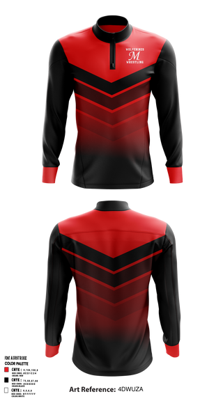 Quarter Zip Jacket, Maysville R-1 School District Wrestling, Wrestling, Teamtime, Team time, sublimation, custom sports apparel, team uniforms, spirit wear, spiritwear, sports uniforms, custom shirts, team store, custom team store, fundraiser sports, apparel fundraiser
