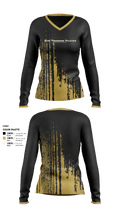 East Tennessee Valkyrie 37111388 Women's Long Sleeve V-neck Shirt - 1