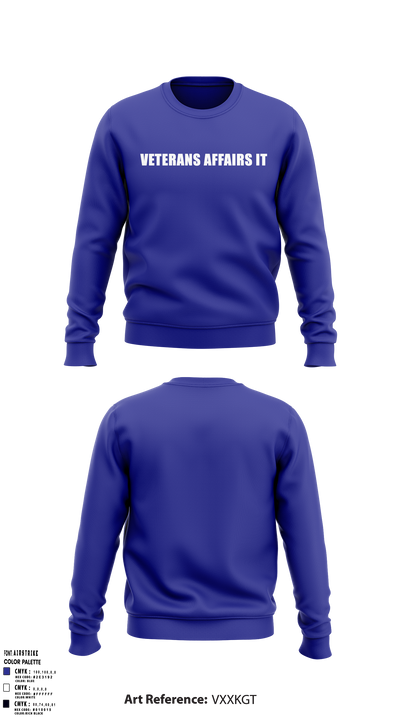 Veterans Affairs IT Crew Neck Sweatshirt - 1