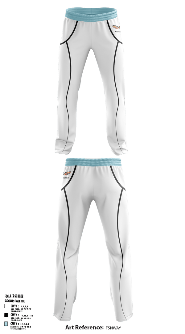 Sweatpants, ACE Volleyball Club, Men's Volleyball, Teamtime, Team time, sublimation, custom sports apparel, team uniforms, spirit wear, spiritwear, sports uniforms, custom shirts, team store, custom team store, fundraiser sports, apparel fundraiser