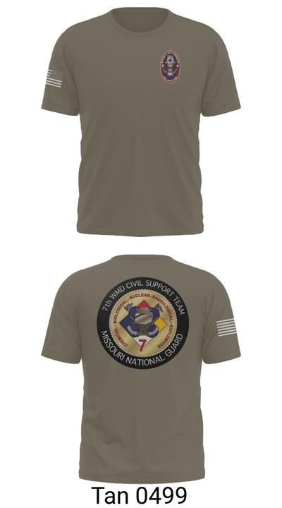 7th CST 5552337 Short Sleeve Performance Shirt - 76