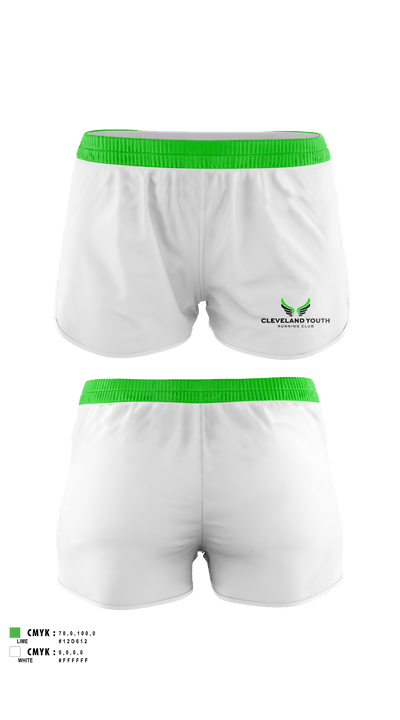 Cleveland Youth Running Club 35582645 Women's Shorts - 2