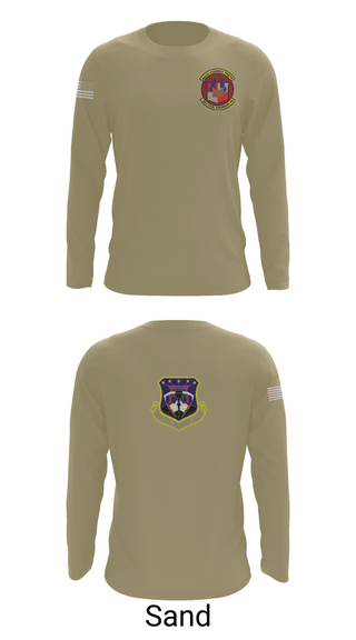 Long Sleeve Performance Shirt, 18th Civil Engineer Sq, Air Force, Teamtime, Team time, sublimation, custom sports apparel, team uniforms, spirit wear, spiritwear, sports uniforms, custom shirts, team store, custom team store, fundraiser sports, apparel fundraiser