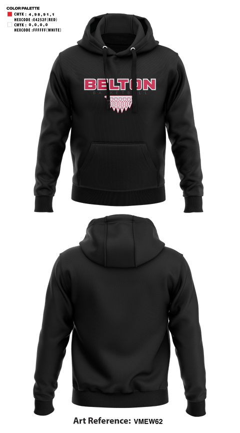 Hoodie, Belton High School Basketball, Women's Basketball, Teamtime, Team time, sublimation, custom sports apparel, team uniforms, spirit wear, spiritwear, sports uniforms, custom shirts, team store, custom team store, fundraiser sports, apparel fundraiser