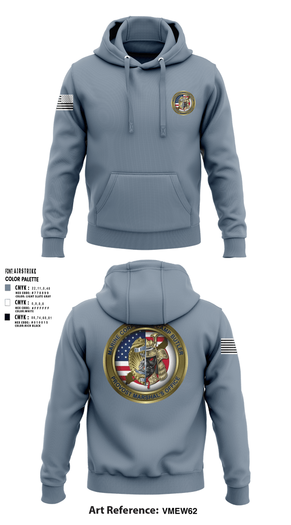 Hoodie, Okinawa Provost Marshals office, Marines, Teamtime, Team time, sublimation, custom sports apparel, team uniforms, spirit wear, spiritwear, sports uniforms, custom shirts, team store, custom team store, fundraiser sports, apparel fundraiser