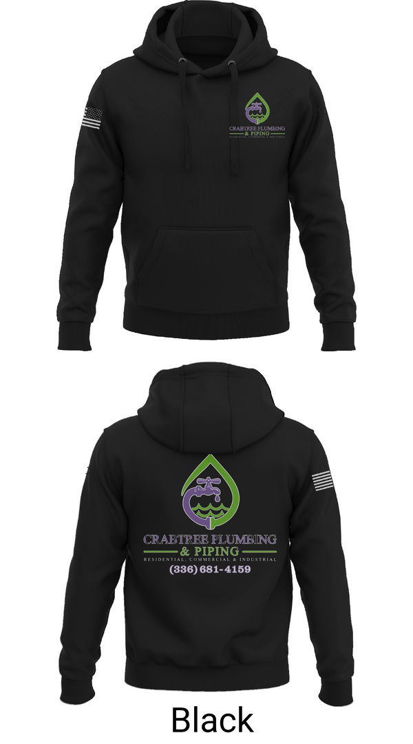 Hoodie, Crabtree Plumbing & Piping, , Teamtime, Team time, sublimation, custom sports apparel, team uniforms, spirit wear, spiritwear, sports uniforms, custom shirts, team store, custom team store, fundraiser sports, apparel fundraiser