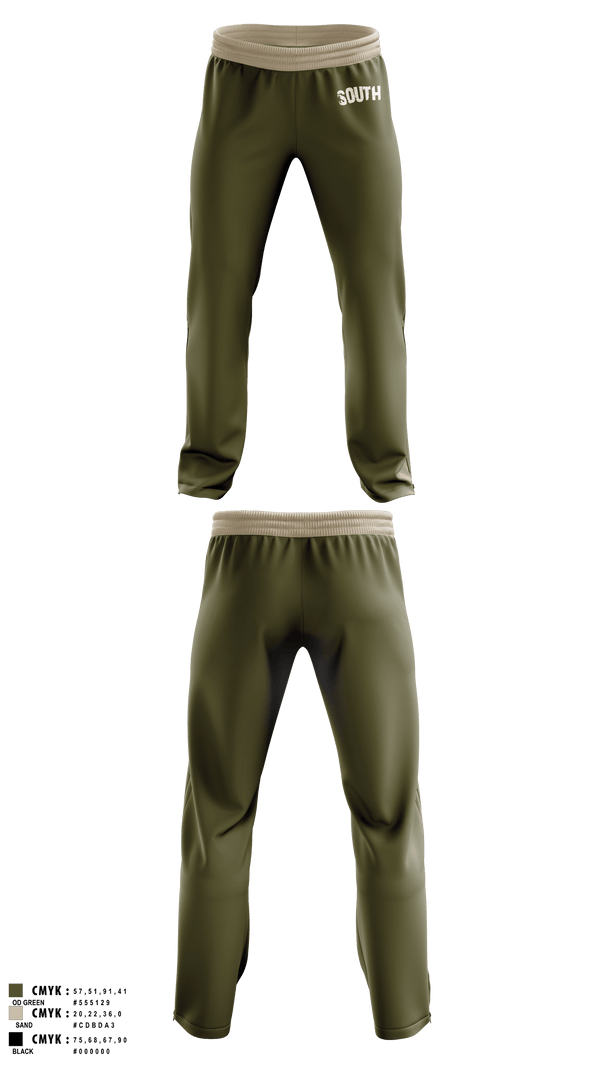 Sweatpants, South’s Boot Camp, , Teamtime, Team time, sublimation, custom sports apparel, team uniforms, spirit wear, spiritwear, sports uniforms, custom shirts, team store, custom team store, fundraiser sports, apparel fundraiser
