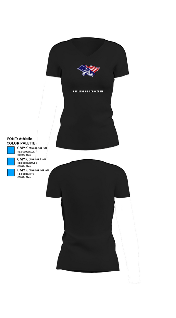 Womens Short Sleeve Vneck Shirt, Red Land High School Cheer, Cheer, Teamtime, Team time, sublimation, custom sports apparel, team uniforms, spirit wear, spiritwear, sports uniforms, custom shirts, team store, custom team store, fundraiser sports, apparel fundraiser