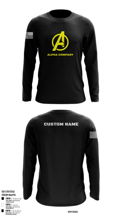 Alpha Company 80514577 Long Sleeve Performance Shirt - 10