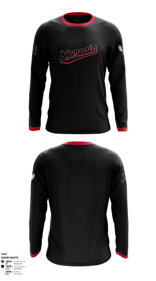 Long Sleeve Performance Shirt, NEMESIS, Softball, Teamtime, Team time, sublimation, custom sports apparel, team uniforms, spirit wear, spiritwear, sports uniforms, custom shirts, team store, custom team store, fundraiser sports, apparel fundraiser
