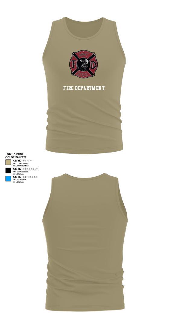 Tank Top, 386th ECES/CEF, Fire Department, Teamtime, Team time, sublimation, custom sports apparel, team uniforms, spirit wear, spiritwear, sports uniforms, custom shirts, team store, custom team store, fundraiser sports, apparel fundraiser