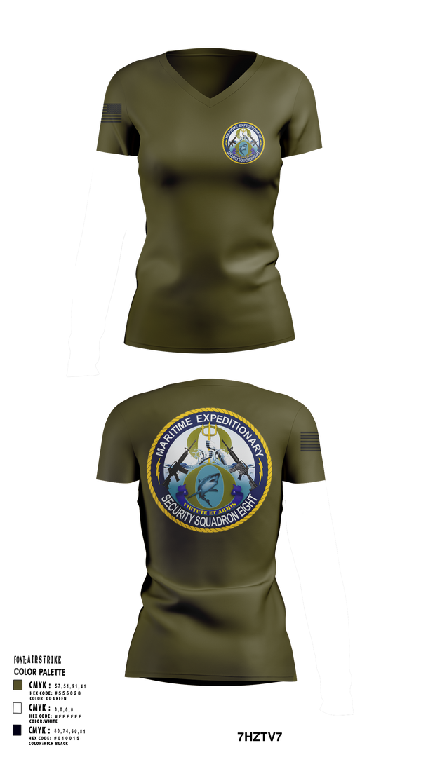 Womens Short Sleeve Vneck Shirt, MSRON 8, Navy, Teamtime, Team time, sublimation, custom sports apparel, team uniforms, spirit wear, spiritwear, sports uniforms, custom shirts, team store, custom team store, fundraiser sports, apparel fundraiser