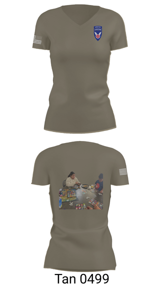 Womens Short Sleeve Vneck Shirt, 11th ABN DIV WO, , Teamtime, Team time, sublimation, custom sports apparel, team uniforms, spirit wear, spiritwear, sports uniforms, custom shirts, team store, custom team store, fundraiser sports, apparel fundraiser