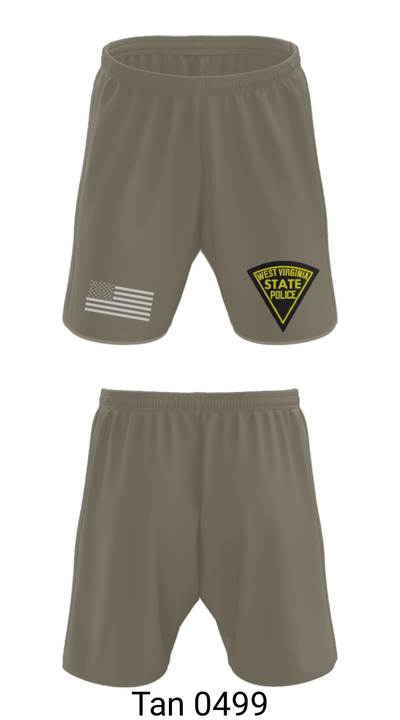 West Virginia State Police 52894228 Athletic Shorts With Pockets - 66