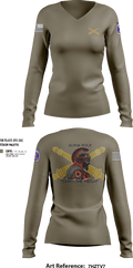 ALPHA ROCK 20137343 Women's Long Sleeve V-neck Shirt - 92