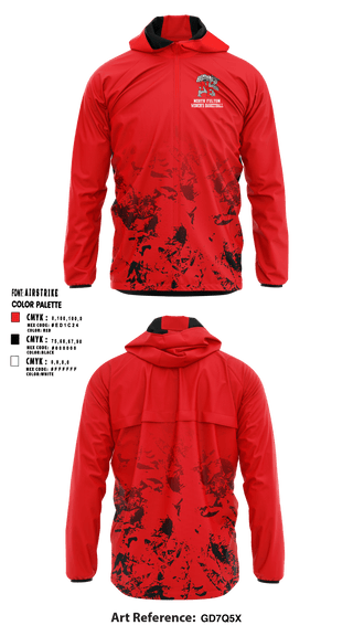 Windbreaker, Cuba Middle School Basketball, Women's Basketball, Teamtime, Team time, sublimation, custom sports apparel, team uniforms, spirit wear, spiritwear, sports uniforms, custom shirts, team store, custom team store, fundraiser sports, apparel fundraiser
