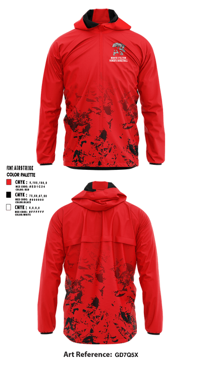 North Fulton Basketball 51759195 Windbreaker - 2
