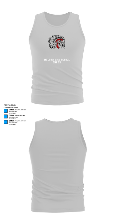 Mcloud High School Cheer 90191621 Tank Top - 13