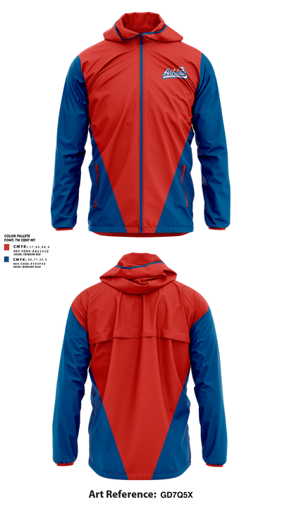 Arcadia Little League Baseball 71196264 Windbreaker - 1