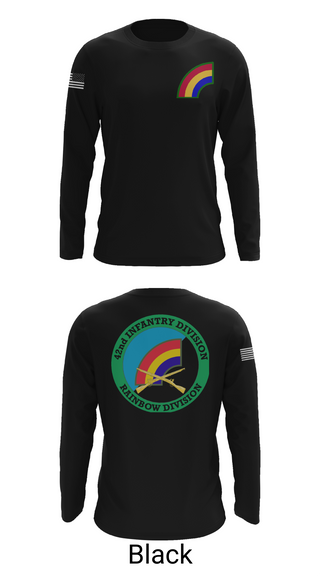 Long Sleeve Performance Shirt, 42nd ID, Army, Teamtime, Team time, sublimation, custom sports apparel, team uniforms, spirit wear, spiritwear, sports uniforms, custom shirts, team store, custom team store, fundraiser sports, apparel fundraiser