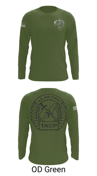 Long Sleeve Performance Shirt, 18th Air Support Operations Group, Air Force, Teamtime, Team time, sublimation, custom sports apparel, team uniforms, spirit wear, spiritwear, sports uniforms, custom shirts, team store, custom team store, fundraiser sports, apparel fundraiser