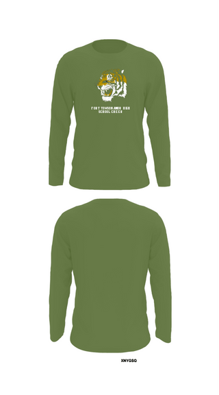Long Sleeve Performance Shirt, Fort Towson Junior High School Cheer, Cheer, Teamtime, Team time, sublimation, custom sports apparel, team uniforms, spirit wear, spiritwear, sports uniforms, custom shirts, team store, custom team store, fundraiser sports, apparel fundraiser