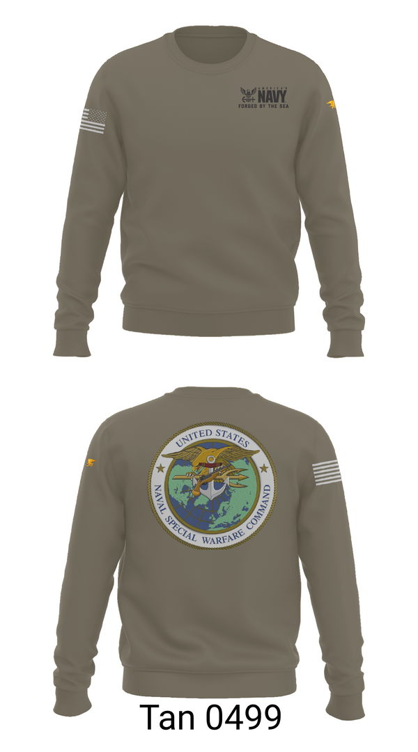 Crew Neck Sweatshirt, SEAL Team, Navy, Teamtime, Team time, sublimation, custom sports apparel, team uniforms, spirit wear, spiritwear, sports uniforms, custom shirts, team store, custom team store, fundraiser sports, apparel fundraiser