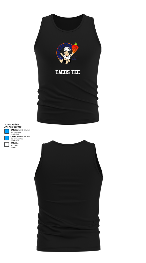 Tank Top, Tacos tec, , Teamtime, Team time, sublimation, custom sports apparel, team uniforms, spirit wear, spiritwear, sports uniforms, custom shirts, team store, custom team store, fundraiser sports, apparel fundraiser