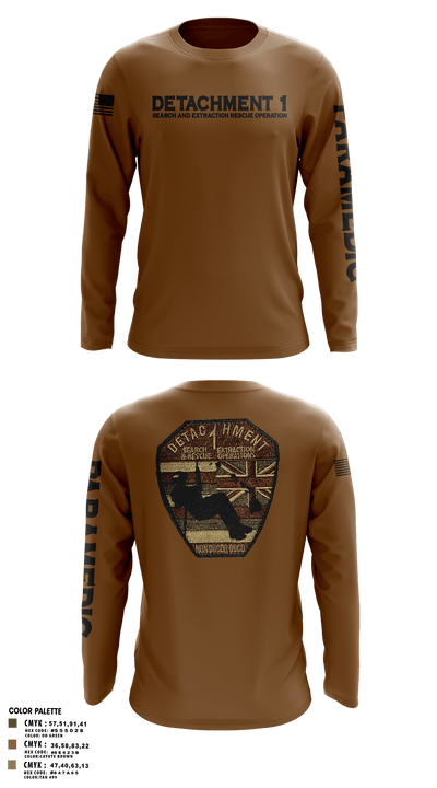 Detachment 1 27221981 Long Sleeve Performance Shirt - 5
