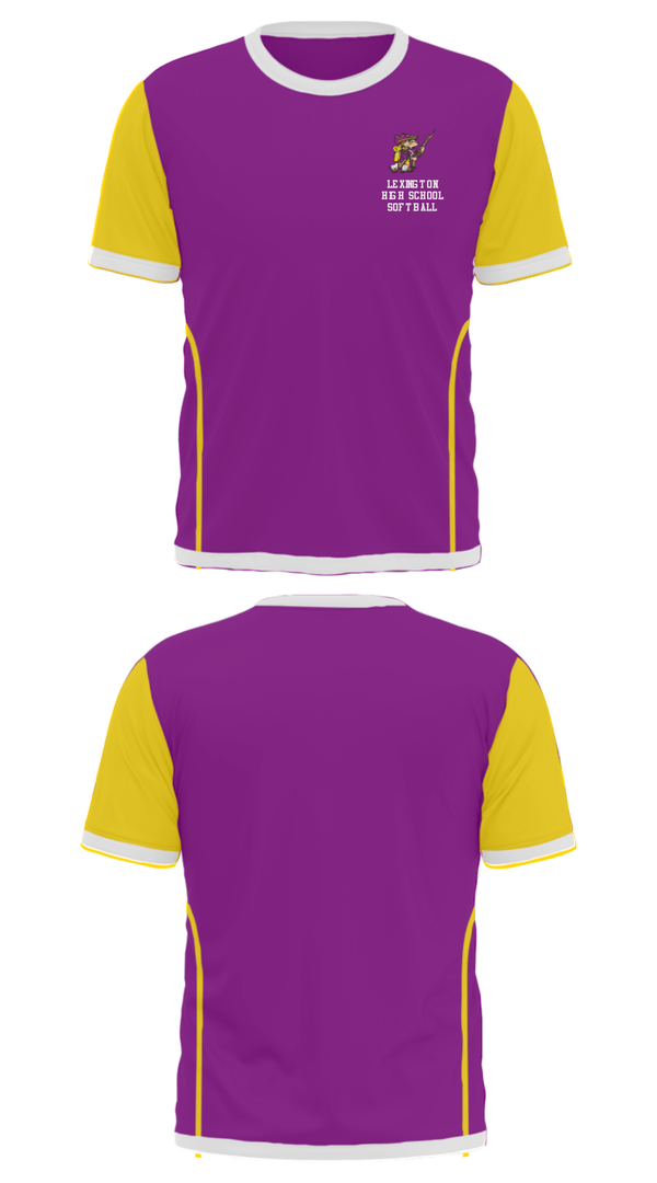 Short Sleeve Performance Shirt, Lexington High School Softball, Softball, Teamtime, Team time, sublimation, custom sports apparel, team uniforms, spirit wear, spiritwear, sports uniforms, custom shirts, team store, custom team store, fundraiser sports, apparel fundraiser