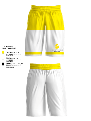 Mens Basketball Shorts, Charlotte Dragons Basketball LLC, Men's Basketball, Teamtime, Team time, sublimation, custom sports apparel, team uniforms, spirit wear, spiritwear, sports uniforms, custom shirts, team store, custom team store, fundraiser sports, apparel fundraiser
