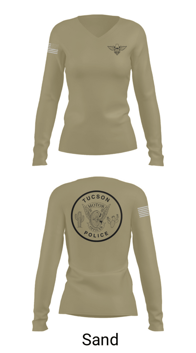 TPD MOTOR UNIT 67112743 Women's Long Sleeve V-neck Shirt - 92