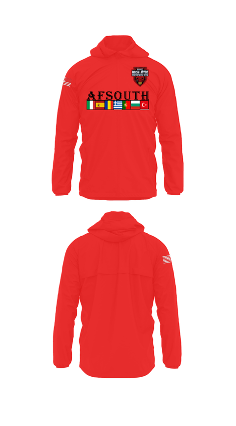 Windbreaker, AFSOUTH, Army, Teamtime, Team time, sublimation, custom sports apparel, team uniforms, spirit wear, spiritwear, sports uniforms, custom shirts, team store, custom team store, fundraiser sports, apparel fundraiser